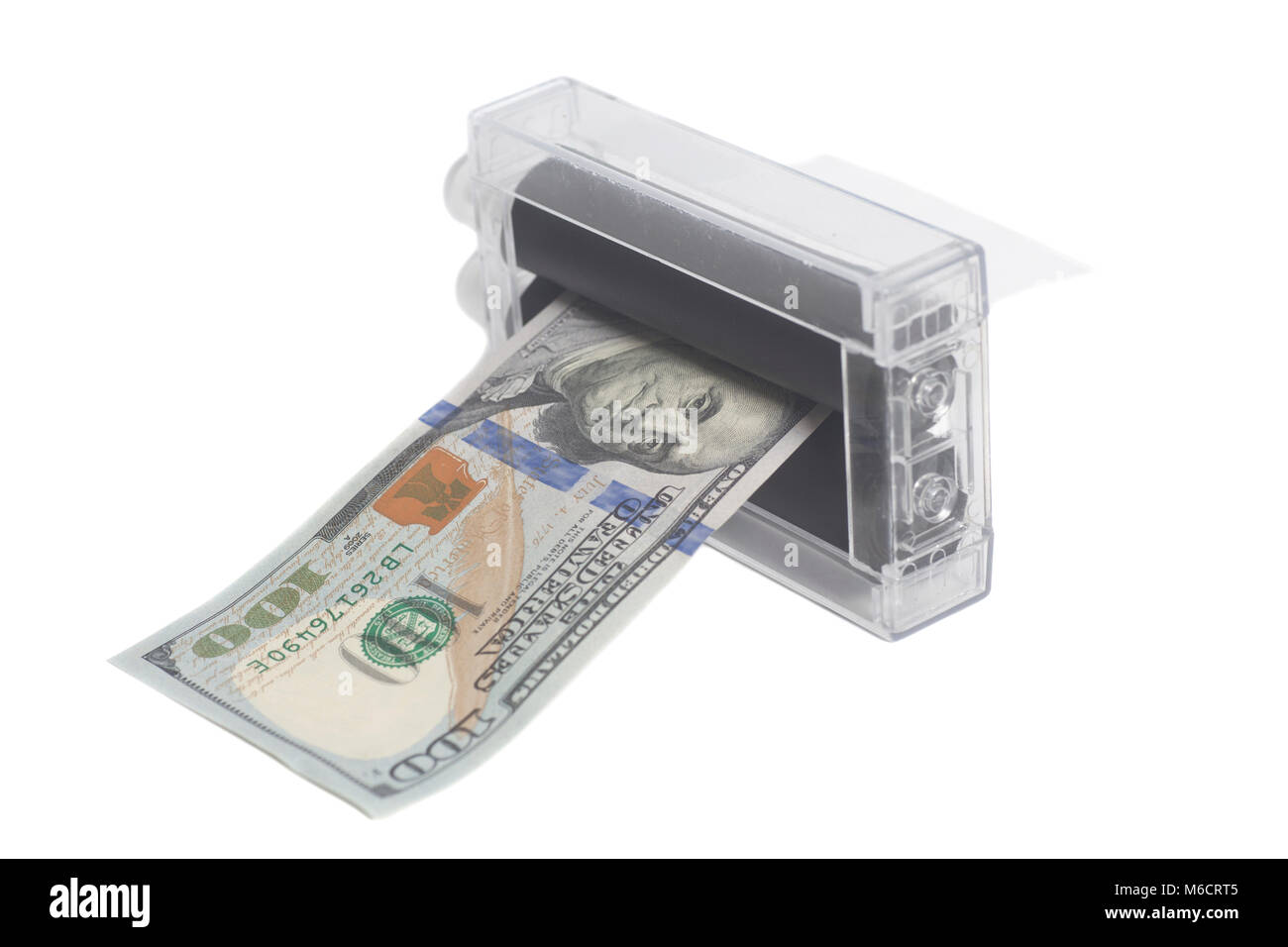 Printer Money Machine Printing Fake Dollar Isolated On White Stock - printer money machine printing fake dollar isolated on white